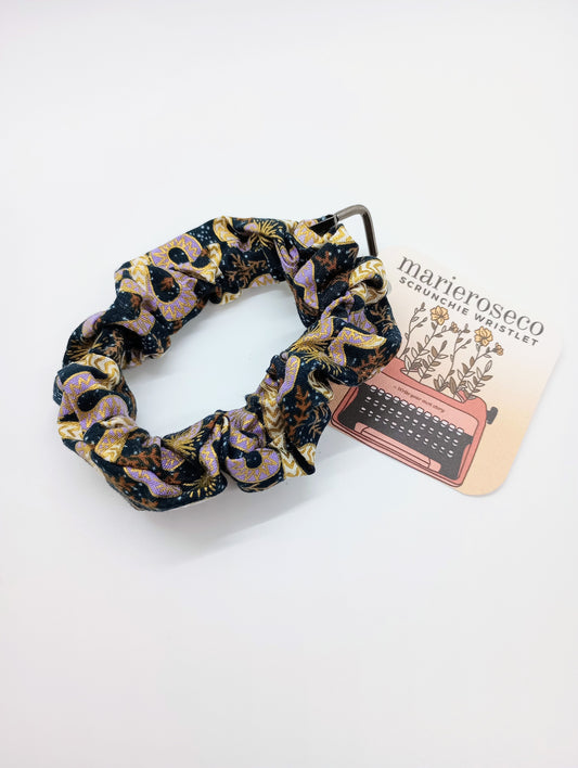 Snake scrunchie wristlet