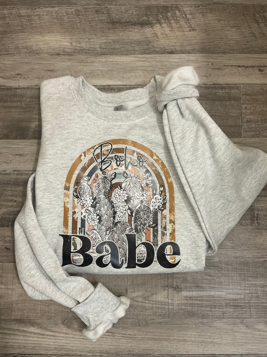 Boho babe sweatshirt