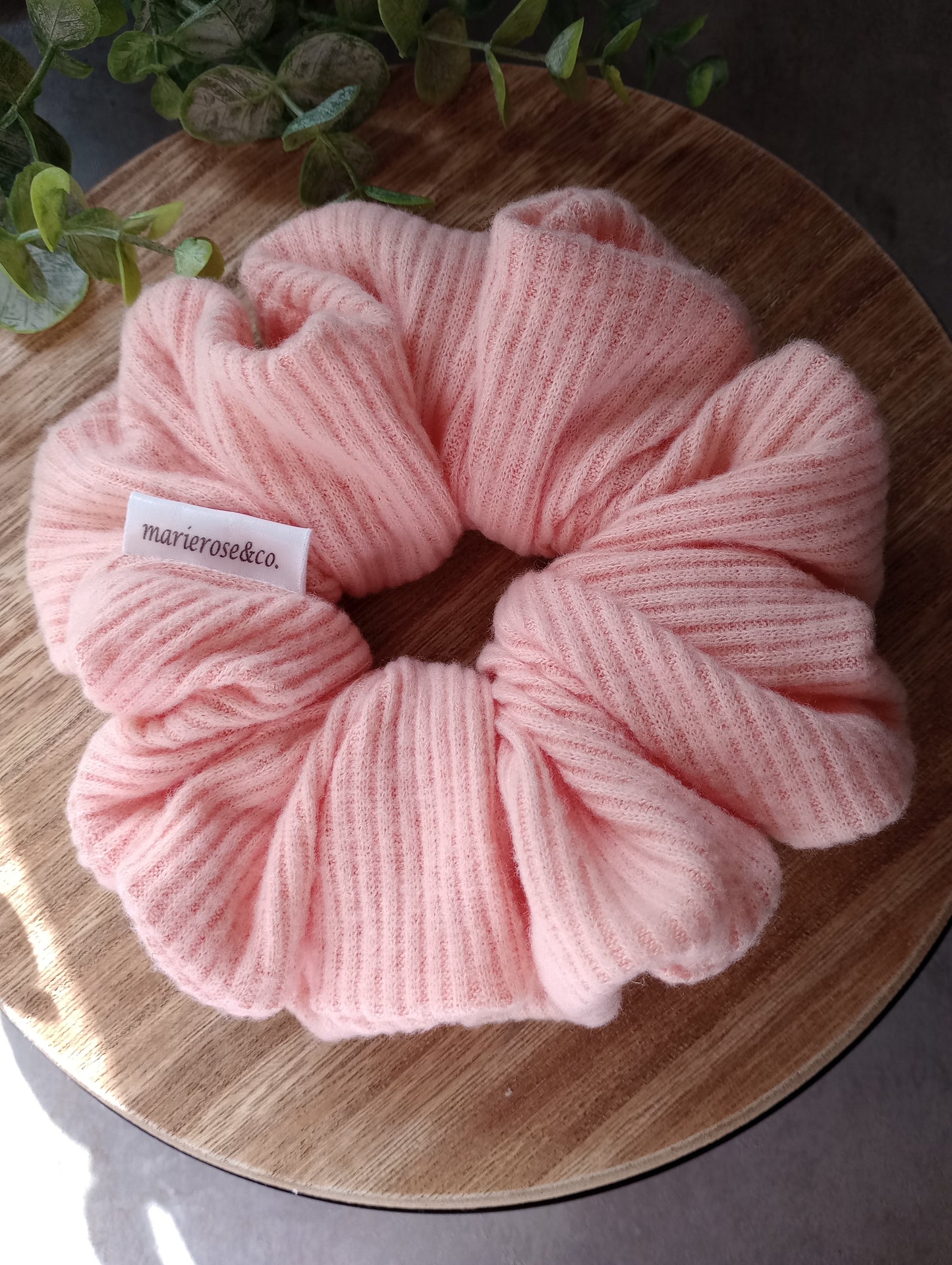 Light pink xl scrunchie